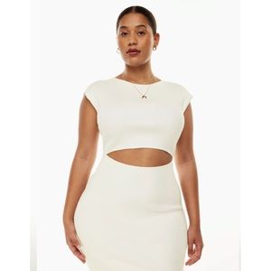 Aritzia Midi Cut-out Dress